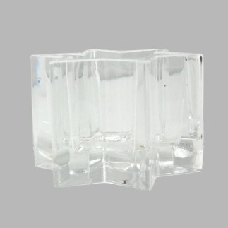 Photophore en Verre Lourd