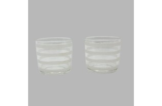 Lot de 2 Photophores en Verre