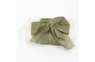 Geurend Blok Zeep met decoratieve strik