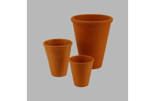 hoge terra cotta potten