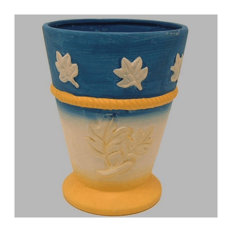 Cheerful flower pot