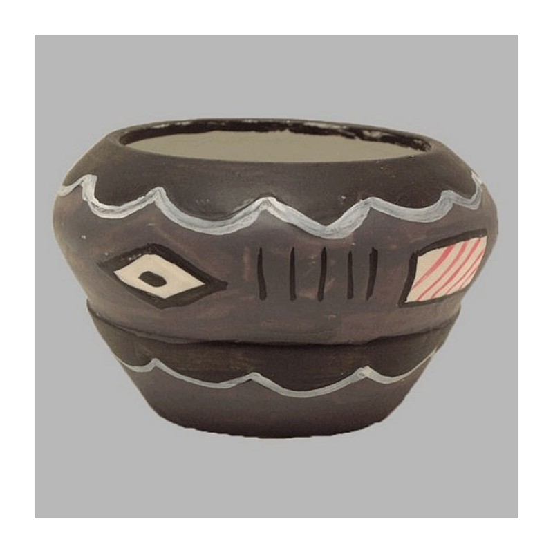 bloemenpotje afrika deessin 7 cm hoog 10 cm