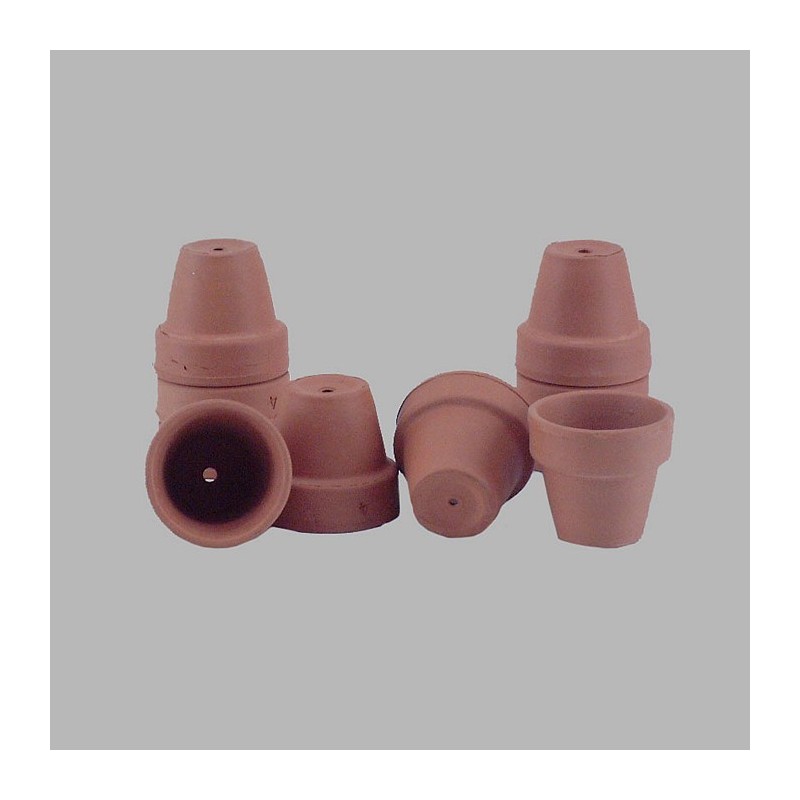 terra cotta jar low height 3 cm 10 pcs