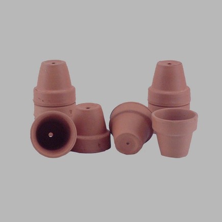 terra cotta jar low height 3 cm 10 pcs