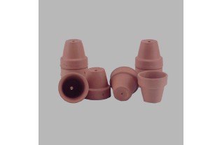 terra cotta jar low height 3 cm 10 pcs