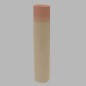 Vase tube couleur blanc-rose
