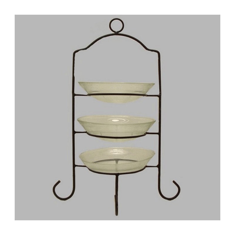 3 flower floor scales in base