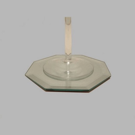 mirror glass pad 8 angular 10 cm