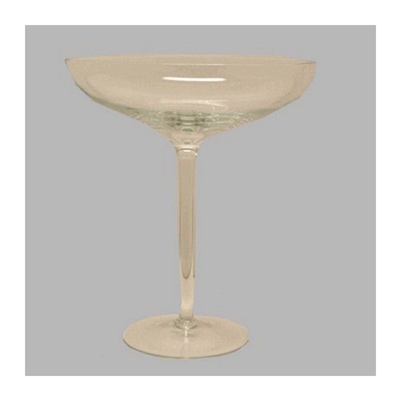 glass bowl on pedestal