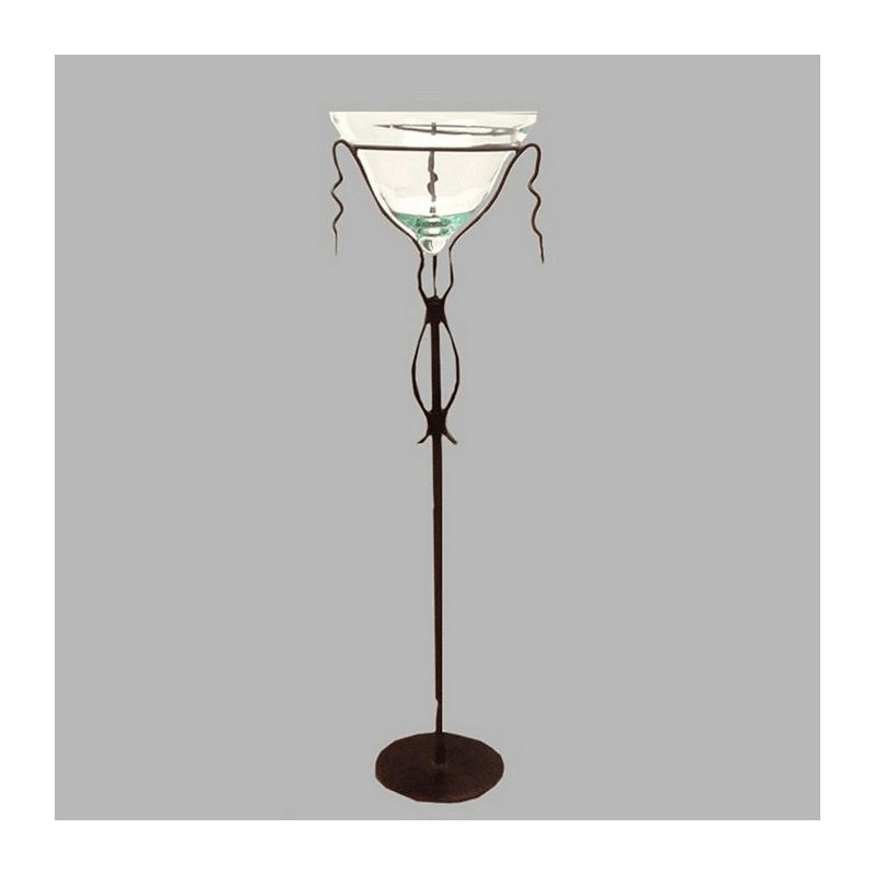Vase sur socle b 38 h 117 cm