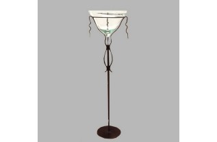 Vaas op voetstuk br 38 h 117 cm