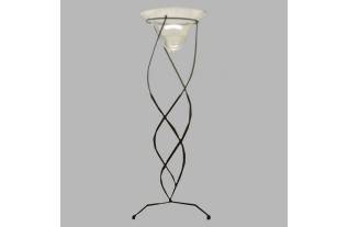 Vase sur socle br 47 h 157 cm