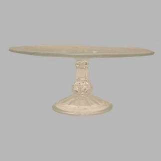 glazen schaal plat 17.5 cm