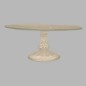 plat en verre plat 17.5 cm