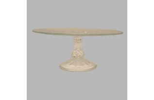 plat en verre plat 17.5 cm