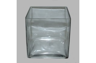 battery box design transparent glass 18 x 18 cm height 18 cm