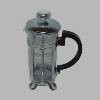 cafetière de verre hauteur 18 cm 70 mm