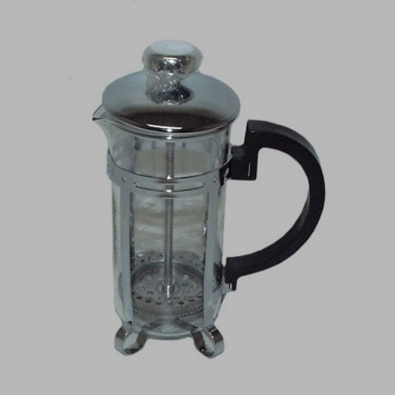 cafetière de verre hauteur 18 cm 70 mm