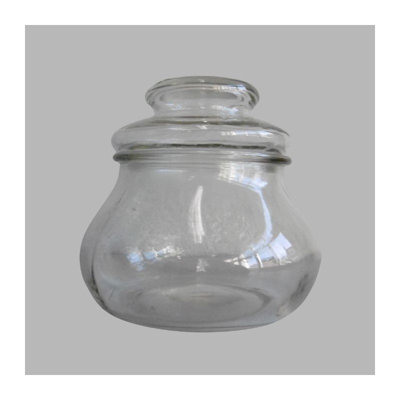 Pot en Verre avec Couvercle - Design Intemporel et Polyvalent