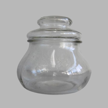 Pot en Verre avec Couvercle - Design Intemporel et Polyvalent