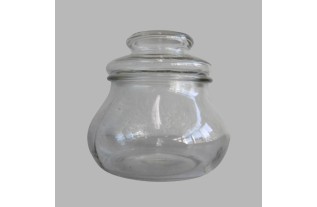 Pot en Verre avec Couvercle - Design Intemporel et Polyvalent