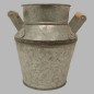 pot zinc Dm 15.5 cm hauteur 29 cm