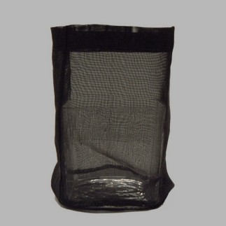 cover for vase color black polyester 14 cm height 20 cm