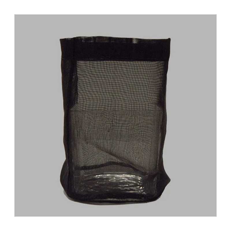 Housse polyester pour vase noire 14 cm hauteur 20 cm