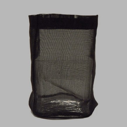 Housse polyester pour vase noire 14 cm hauteur 20 cm