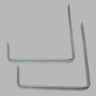 muursteunen voor bloemenbak 14 x 17 cm 2 stuks