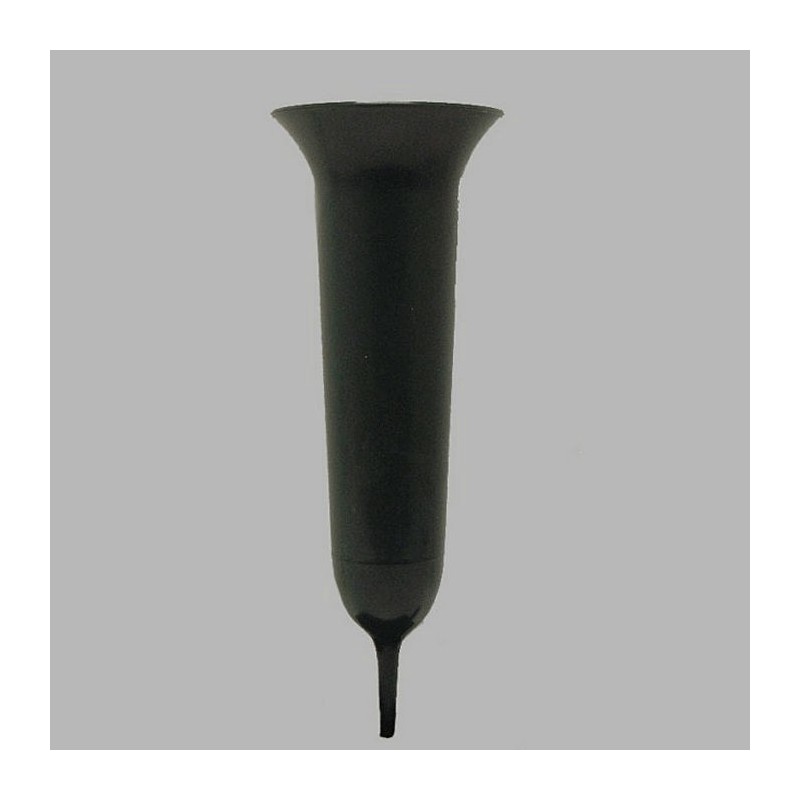 vase grave couleur vert foncé longueur 26 cm Dm 7 cm
