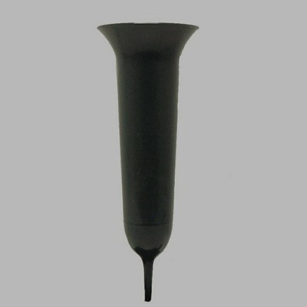 vase grave couleur vert foncé longueur 26 cm Dm 7 cm