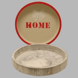 plateaux en bois Dm 40 cm h 55 mm