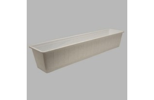 planteur de boîte de fenêtre couleur blanche 98 x 17 cm H 14 c