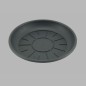 Soucoupe pour plante rond couleur anthracite 28-30-42 cm