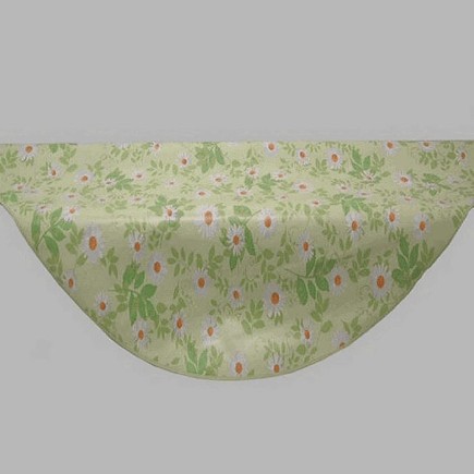 oilcloth design daisy flowers diameter 155 cm