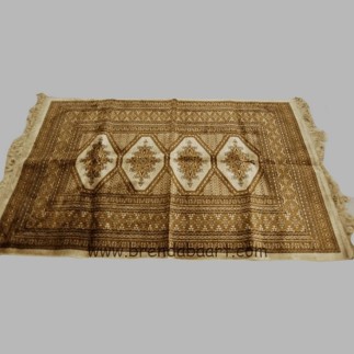 tafelloper rechthoekig kleur bruin 70 x 110 cm