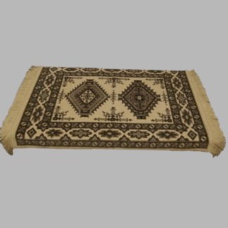 Sier tafelkleed rechthoek kleur oud groen 77 x 60 cm