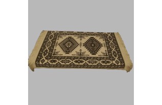 Sier tafelkleed rechthoek kleur oud groen 77 x 60 cm