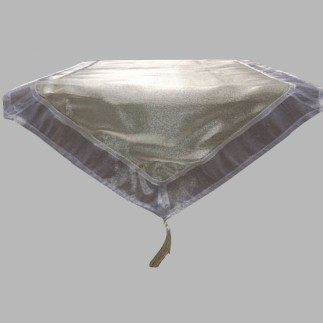 chemin de table organza avec le gland couleur de Lila 50 x180 cm