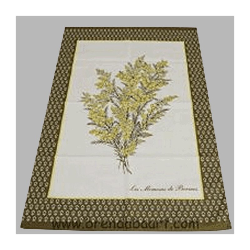 tafelnap  Les Mimosas de Bormes  50 x 70 cm