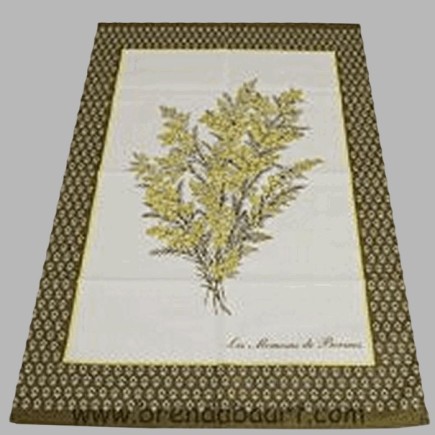 tafelnap  Les Mimosas de Bormes  50 x 70 cm