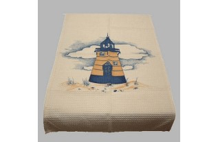 nappe décorative Seagull avec phare 50 x 80 cm