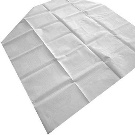 Tafelkleed papier ceasar kleur wit 125 x 220 cm