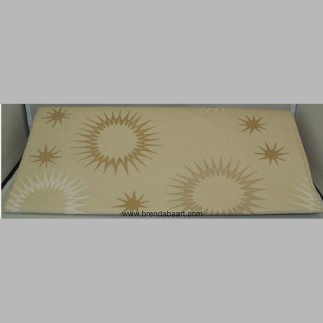 Papieren Tafelkleed Funky Star Gold – 138 × 220 cm