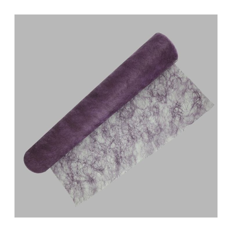 Decorative Aubergine Fiber Polyester - 60cm Perfect for Gift Wrapping and Table Decoration Decorative Aubergine Fiber Polyester - 60cm Perfect for Gift Wrapping and Table Decoration