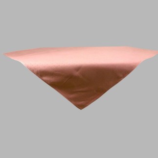 Vintage Tafelkleed roze satin 100 x 100 cm