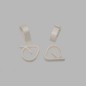 pince de table couleur blanche 4 pcs