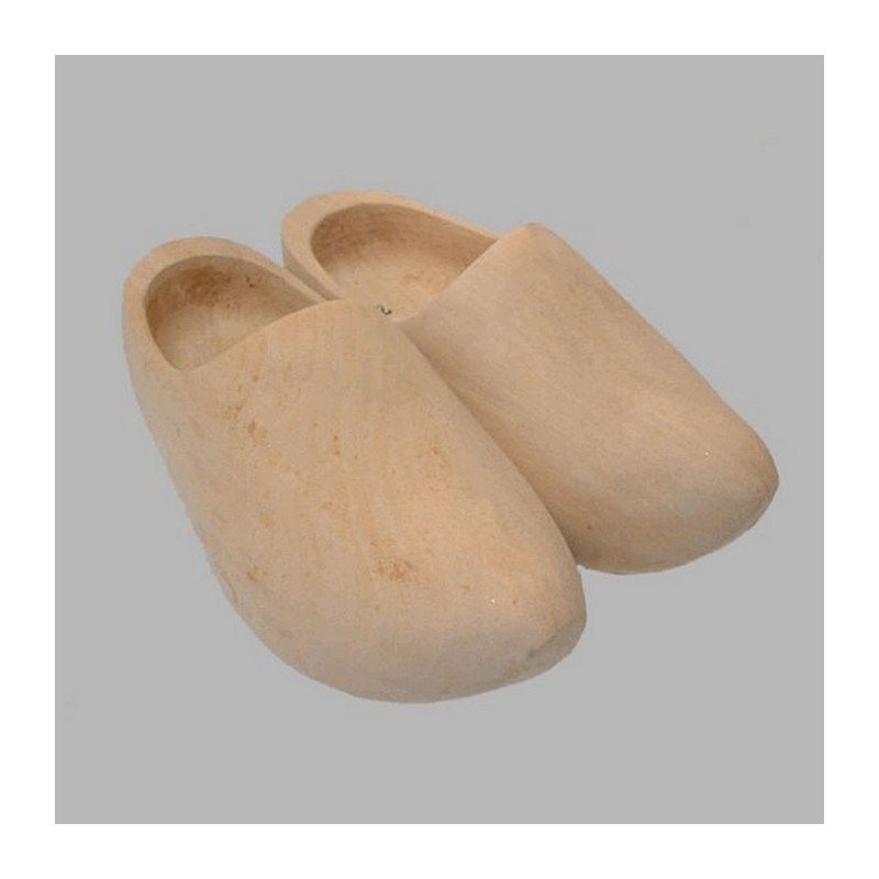 clogs for decoration color natural 29 x 12 cm
