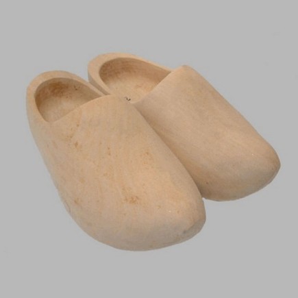 clogs for decoration color natural 29 x 12 cm